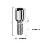 ΜΠΟΥΛΟΝΙ (ΑΡΣΕΝΙΚΟ) 12X1.25 Κλειδί ΑΣΤΕΡΙ Μήκος 28mm VST20B28