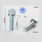 BIMECC ΜΠΟΥΛΟΝΙ (ΑΡΣΕΝΙΚΟ) 12X1.50 Κλειδί 17mm Μήκος 45mm S17A45 MERCEDES