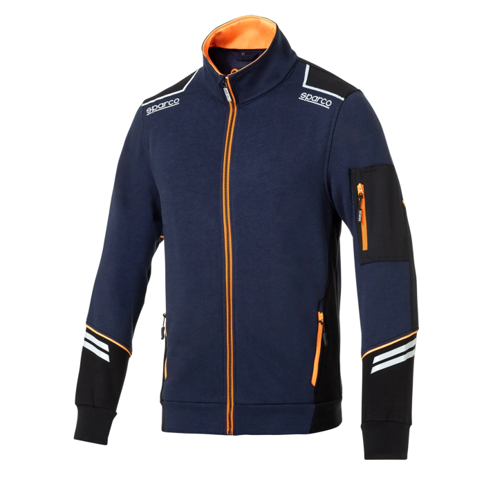 SPARCO TECH FULL ZIP 2025 ΓΚΡΙ/ΠΡΑΣΙΝΟ - Image 6
