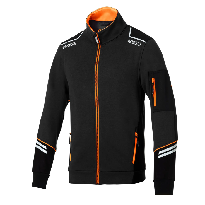 SPARCO TECH FULL ZIP 2025 ΓΚΡΙ/ΠΡΑΣΙΝΟ - Image 5